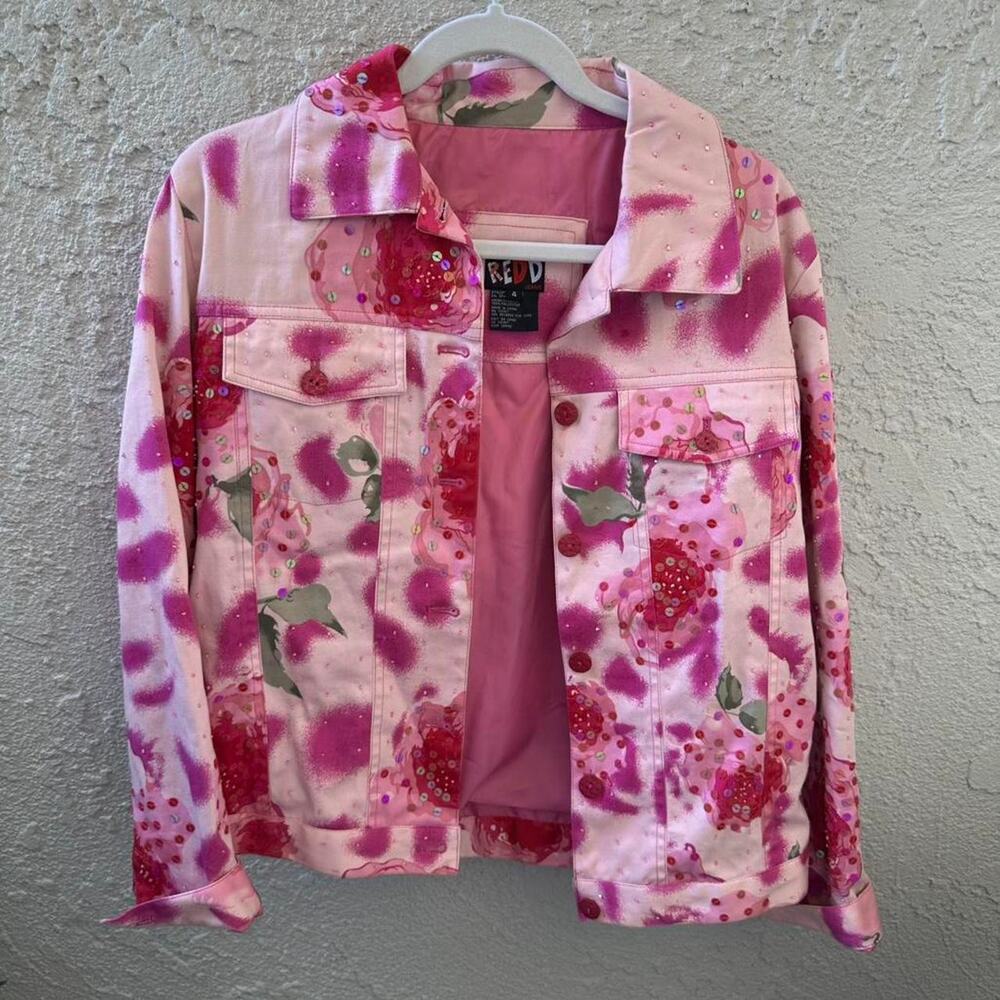 Y2k floral jacket